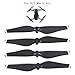 Helistar Composites Propeller 2 Pairs Quick Release Propellers CCW/CW Props Blades For Dji Mavic Air Drone Accessories (Black+White Stripes)