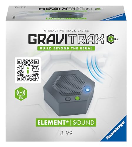 Ravensburger GraviTrax Power Element Sound - Marble Run, STEM and Construction Toys for Kids Age 3 Years Up - Kids Gifts