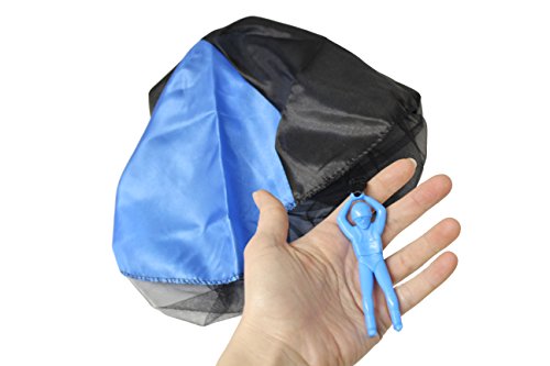 Curious Minds Busy Bags Parachute Paratrooper Guy - No Tangle - Throwing Toy for Kids - Outdoors - Thumbnail 4