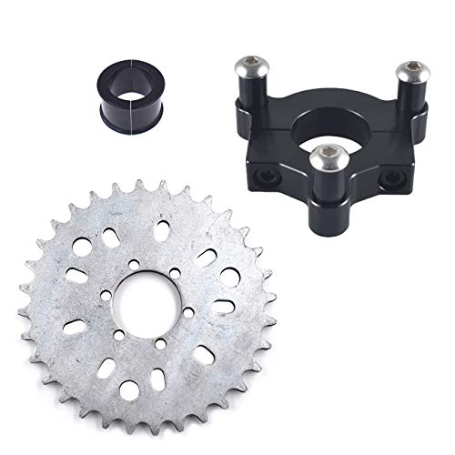 Supermotorparts 1" 25mm / 1.5" 38mm CNC Adapter 38T Sprocket Fits 80cc Motorized Bicycle - Thumbnail 2