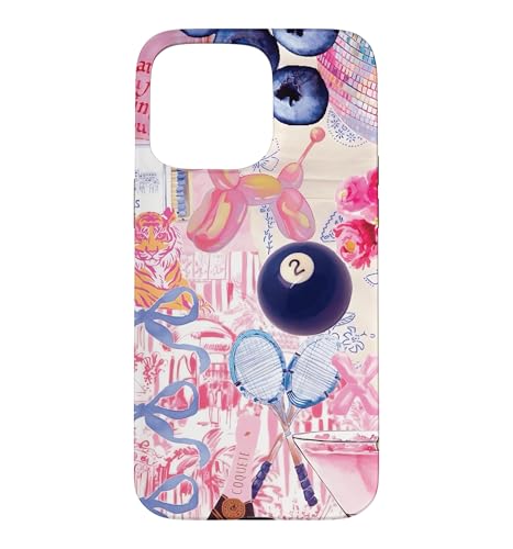 Cute Coquette Collage Scrapbook Preppy Aesthetic Case for iPhone 15 Pro Max