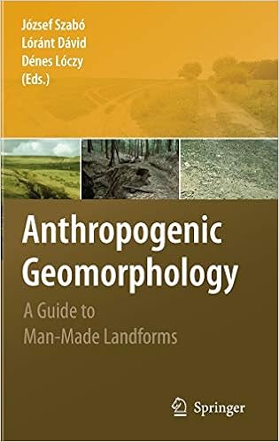 Anthropogenic Geomorphology A Guide To Man Made Landforms Szabo Jozsef David Lorant Loczy Denes 9789048130573 Amazon Com Books