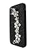 Omio for iPhone Xs Glitter Diamond Case with Finger Loop Strap Hand Chain Holder Bracelet Shiny Flower Luxury Cover Bling Crystal Sparkle Rhinestone Protective Floral