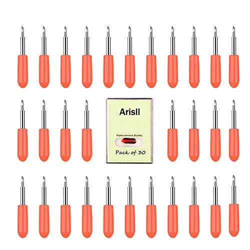 Arisll Blades for Cricut Explore Air 2 Air Explore 3 Maker Maker 3, 30 Pieces 45 Degree Fine