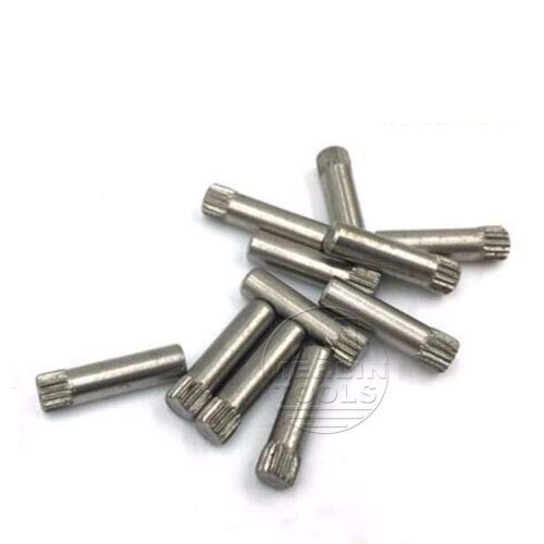 Ochoos 150Pcs 304 Stainless Steel 2mm 3mm 4mm 5mm 6mm Dowel Pin Rod with Knurl