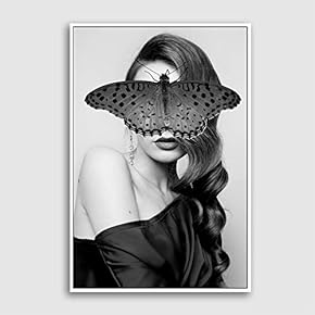 Framed Canvas Home Artwork Decoration Portrait Canvas Wall Art for Living Room, Bedroom - 16x24 inches