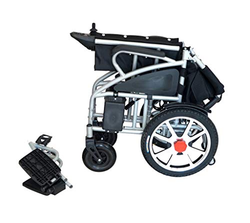 Culver Mobility Best Wheelchair 2020 New Electric Wheelchair Folding Lightweight Heavy Duty Electric Power Motorized Wheelchair Black (Free Wheelchair RAMP Gift) [Amazon Exclusive] (Black) - Thumbnail 3