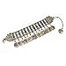 Zealmer Mens Beaded Antique Turkish Boho Coin Jewelry Tribal Ethnic Statement Bracelet Linked