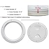 Marine-Plastic-152-mm-6-Deck-Plate-White-Inspection-Plate-for-Boat-Rv-Five-Oceans-BC-85 Marine-Plastic-152-mm-6-Deck-Plate-White-Inspection-Plate-for-Boat-Rv-Five-Oceans-BC-85