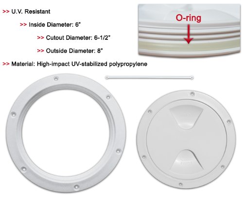 Marine-Plastic-152-mm-6-Deck-Plate-White-Inspection-Plate-for-Boat-Rv-Five-Oceans-BC-85 Marine-Plastic-152-mm-6-Deck-Plate-White-Inspection-Plate-for-Boat-Rv-Five-Oceans-BC-85