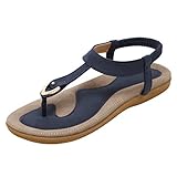 Dear Time Slingback T-Strap Flip Flop Women Ankle Strap Thong Sandals