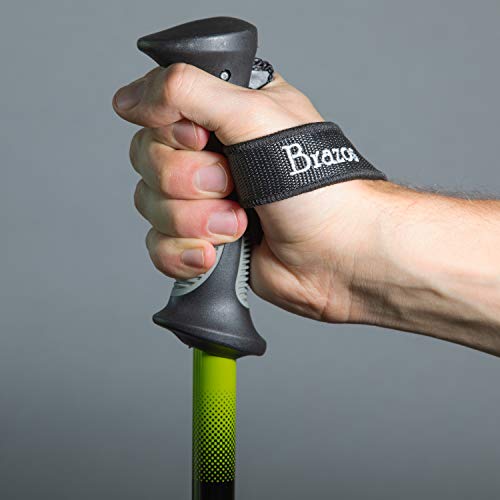 image for Brazos Trekking Poles: Collapsible Hiking/Walking Stick with Integrate