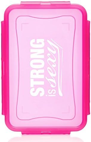 Plastic Meal Prep Containers - Motivational, Multi Colored, Single Unit &amp; 100% Leak Proof, Food Storage Containers
