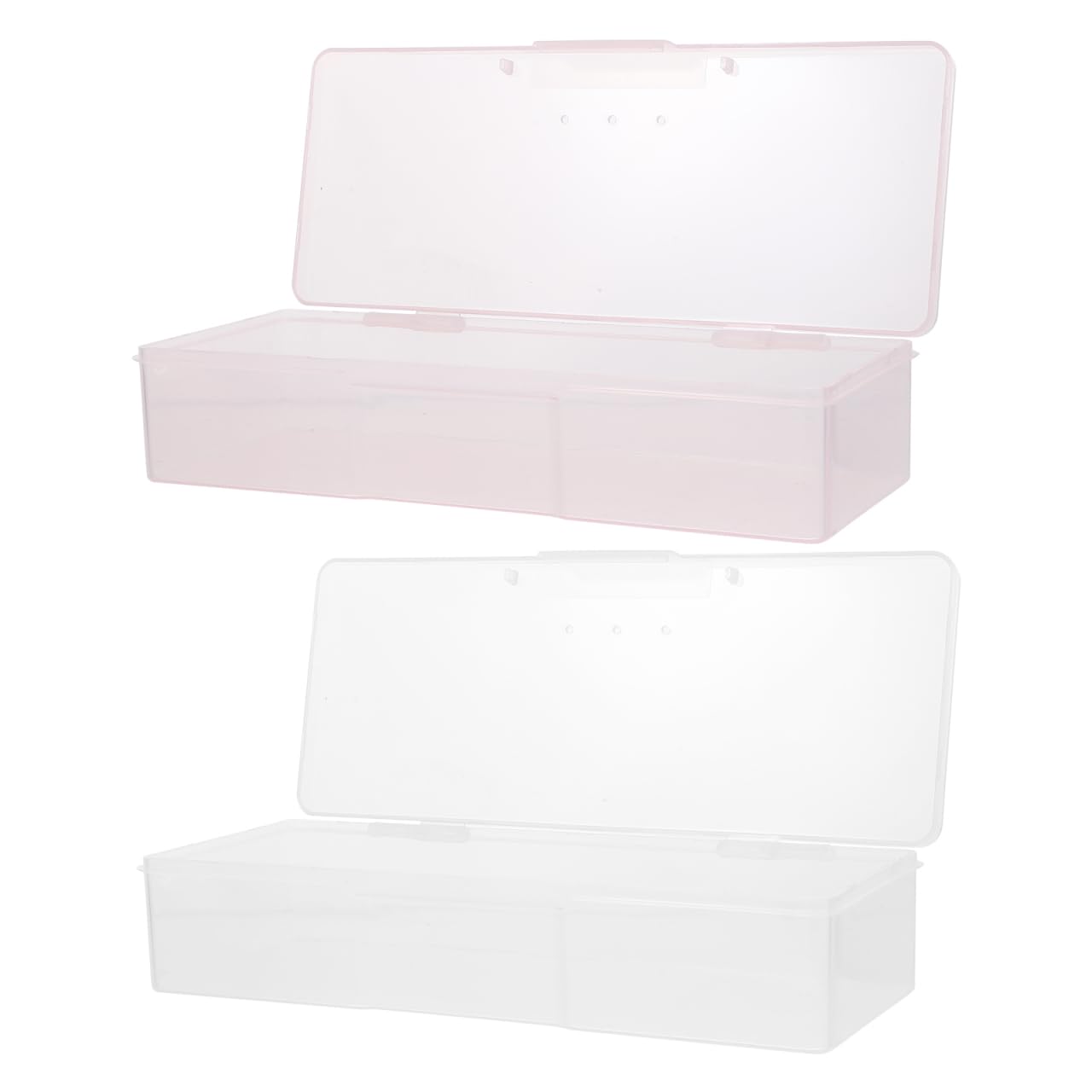 8 Pcs Manicure Tool Storage Case, Compact Abs Organizer Box for Nail Brushes, Pens, and Accessories, Ideal for Home and Professional Use