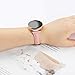 EZCO Leather Bands Compatible with Samsung Galaxy Watch Active/Active 2 / Galaxy Watch 3 41mm / Gear Sport, 20mm Slim Genuine Leather Watch Strap Replacement Wristband for Galaxy Watch 42mm R810