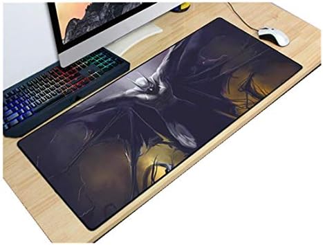 Batman Extended Gaming Mouse Pad Mat Professional Large Size Desk Mat,Non-Slip Rubber Mouse Mat (900 x 400 x 3mm/35.43 x 15.74 x 0.11 inch, 05)