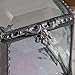 Clear Beveled Glass Jewelry Box Decorative Keepsake with Hinged Lid - J Devlin Box 153