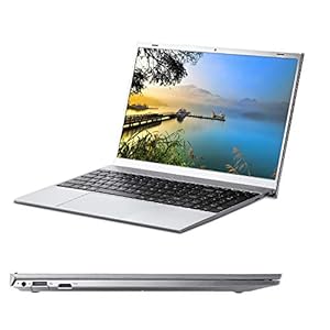 Laptop 15.6 inch, 1920x1080HD display, Intel J4115 CPU. 8GB RAM，256GB SSD，Windows 10（gray）
