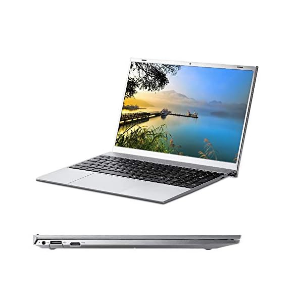 Laptop 15.6 inch, 1920x1080HD display, Intel J4115 CPU. 8GB RAM，256GB SSD，Windows 10（gray）