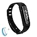 SEFREE Fitness Tracker,Pedometer Wristband with Heart Rate Monitor,Step/Calorie/Distance Counter Monitor with 1pc Extra Band