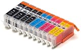 10 Pack Blake Printing Supply Ink Cartridges for Canon 251, 250 Pixma iP7220 iX6820 MG5420 MG5422 MG5520 MG5522 MG5620 MG6420 MG6620 MX722 MX922