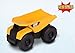 CAT Mini Machine Caterpillar Construction Toy Truck Mini Machine Set of 4, Dump Truck, Bulldozer, Wheel Loader and Excavator Free-Wheeling Vehicle Sand Box Toy Children Cake Toppers Party Favors
