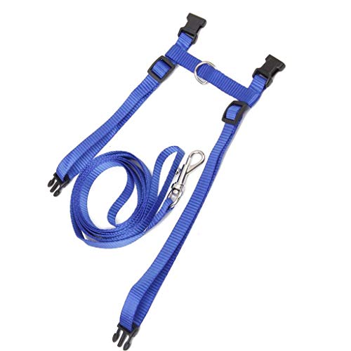 NiceButy Adjustable Pet Cat Kitten Belt Collar Leash Harness Safety Strap Traction Rope (Blue) - Thumbnail 5
