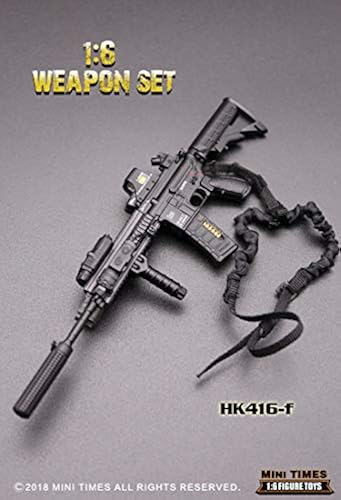 1/6 HK 416D　アサルトライフル　フィギュア用です！ Amazon.co.jp: 1/6 ミニチュアHK416 アサルトライフル : おもちゃ