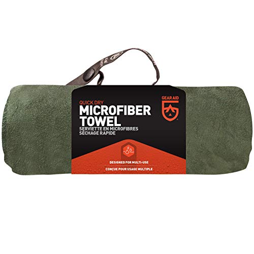 Gear-Aid-Unisexs-44033-Quick-Dry-Microfiber-Towel-for-The-Gym-Travel-and-Camping-Olive-Drab-Medium-20x40-OD-Green-MED