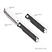 StatGear Pocket Samurai Micro Folding Knife - Everyday Carry 440C Stainless Steel Tanto Blade - Higonokami Style EDC Knife with Keychain Loop - Gunmetal Gray