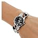 ele ELEOPTION Women Bangle Watch Bracelet Quartz Watch with Rhinestone Round Dial Stainless Steel Band Wrist Ladies Watches with Women Watch Box Black