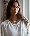 White Pearl Choker Necklace with Three Beads on Genuine Leather Jewelry for Women 16