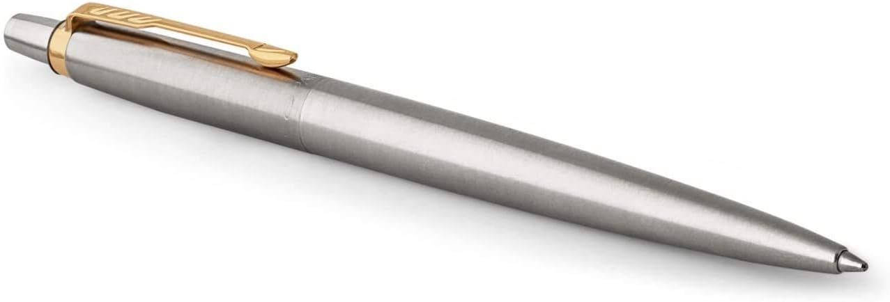 Parker Jotter Gel Pen, Stainless Steel Golden Trim