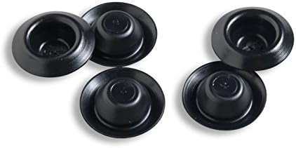 BP-3/8" 0.375 inch Recessed Mount Black Plastic Body and Sheet Metal Hole Plug Qty 25 PDR Paintless Dent Repair