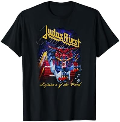 Amazon.com: Judas Priest Invincible Shield Red T-Shirt : Clothing