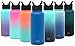 Simple Modern 18 oz Summit Water Bottle with Straw Lid - Gifts for Kids Hydro Vacuum Insulated Tumbler Flask Double Wall Liter - 18/8 Stainless Steel -Twilight