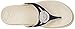crocs Women's Sanrah Circle Bow Wedge Flip W Dress Sandal, Navy/Stucco, 8 B(M) US