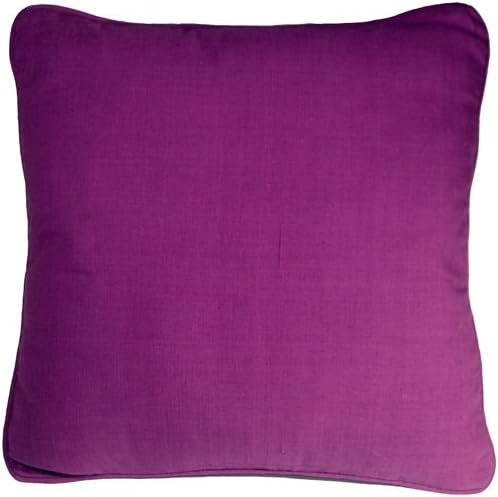 Amazon Com Pillow Decor Ribbed Cotton Magenta 24x24 Throw Pillow