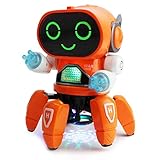 Boley Pioneer Dancing Robot in Orange - Walking
