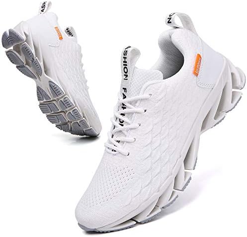 SKDOIUL White Tennis Shoes for Men mesh Breathable Comfort Fashion