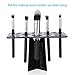 amoore Makeup Brushes Organizer Makeup Brushes Holder with 26 Mix Size Slots (black)
