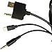 CHELINK 3.5mm AUX USB Music Interface Charge Cable Fit KIA Hyundai Compatible for i6S/6/6Plus/5S/5/5C/i-Pod & i-Pad