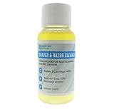 Essential Values 1 Fl OZ Shaver & Razor Cleaner (Concentrate), 1 Bottle MAKES 3 Refills / 16 FL OZ of Refillable Solution | Replacement Braun Clean & Renew Cartridge Refills - Made in USA