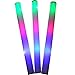 50 Pack of 18 Multi Color Foam Baton LED Light Sticks - Multicolor Color Changing Rally Foam 3 Model Flashing
