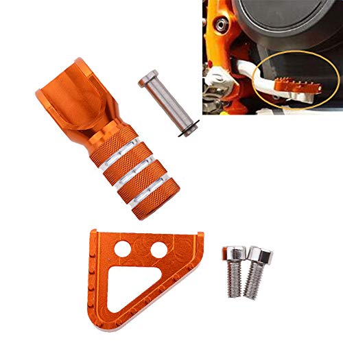 image for D DOLITY Motorcycle Brake Pedal Plate Shift Lever Tip for KTM 125 150 