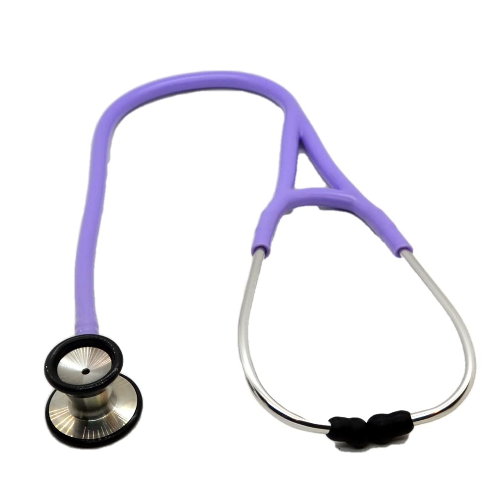 Valuemed® Cardiology Stethoscope - Professional Doctors/Cardiologist Supplied Boxed with spares Purple Tubes