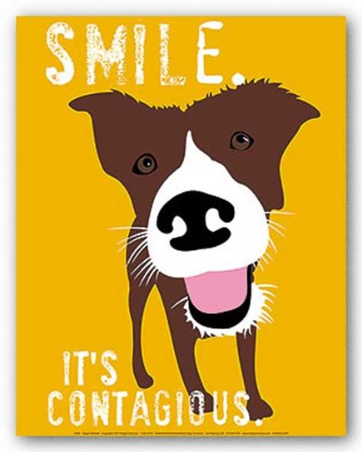 Smile by Ginger Oliphant 11″x14″ Art Print Poster