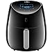 Air fryer, Tidylife 5.8 QT Air Fryer XL with LCD Digital Touchscreen, 1700W Electric Hot Air Fryer with 8 Cooking Preset, Fast Oilless Cooking, Auto Shut Off with 50+ Recipes