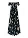 Women's Summer Boho Off The Shoulder Long Maxi Casual Dresses Split (2XL, C2843zangqingdi)