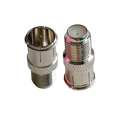 image for Lala Smill F Jack to F Quick Push On Plug for RVers Satellite Dish Cab